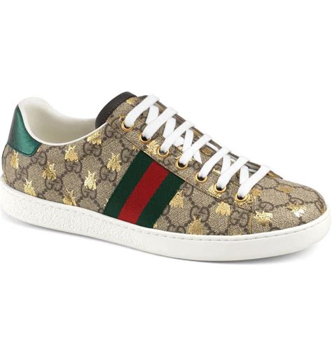 gucci bee sneakers unboxing|Gucci new ace sneakers women's.